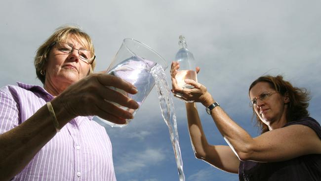 Former Cairns councillor, Annette Sheppard, pictured in 2009 with Dr Sue Cory, has campaigned against water fluoridation for more than two decades.