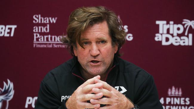 Manly coach Des Hasler. Picture: NCA Newswire / Gaye Gerard