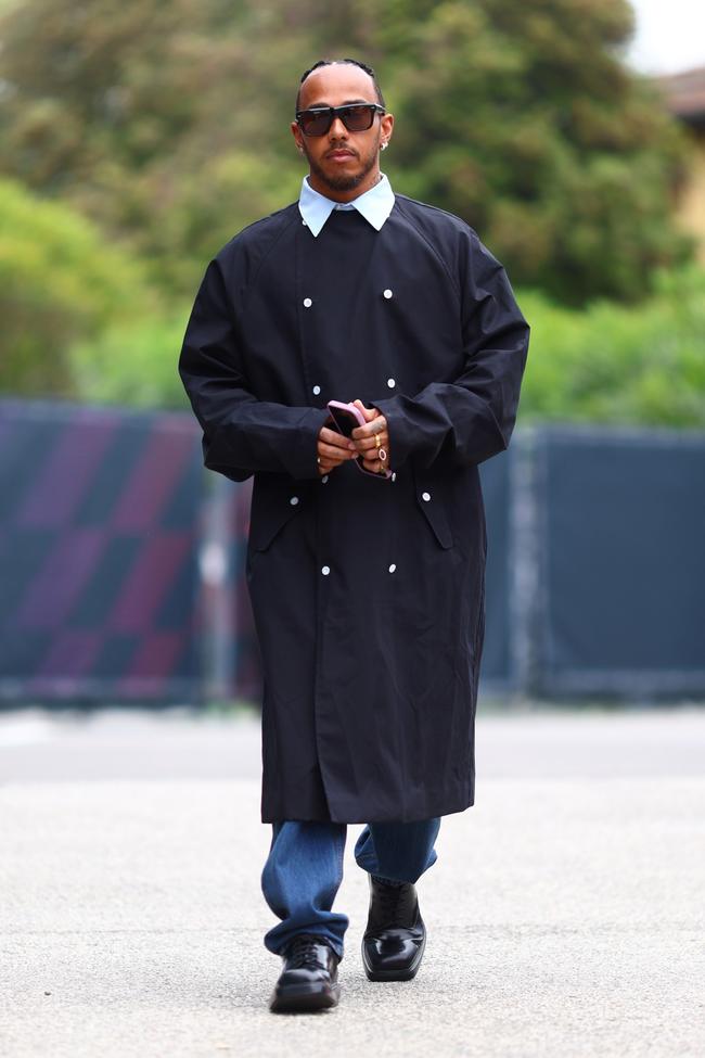 Lewis Hamilton at the Emilia-Romagna GP.