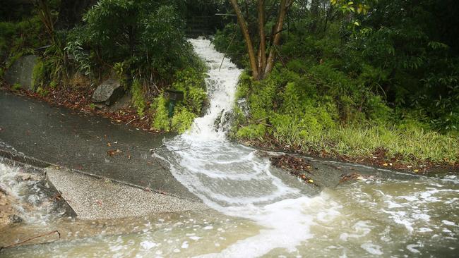 The Woronora flooding in 2016. Picture: John Appleyard