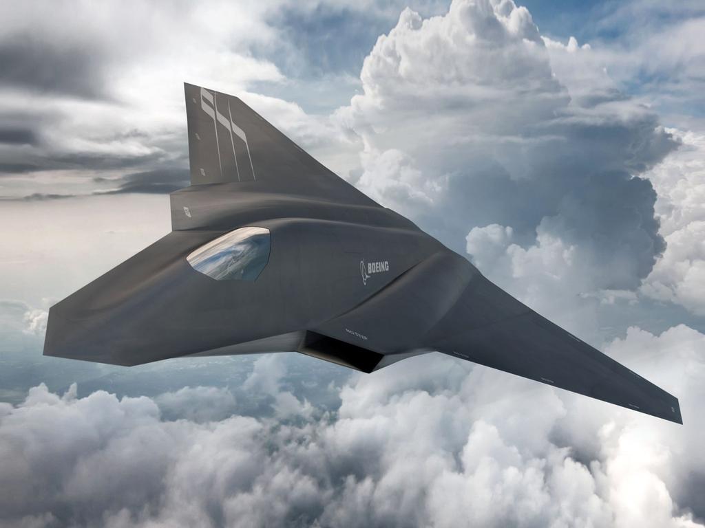 A Boeing concept image of its proposed 6th generation fighter aircraft.