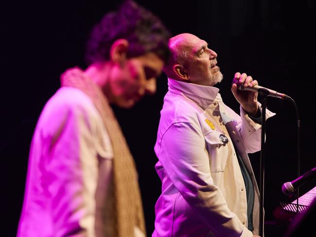 Adelaide Cabaret Festival 2023. Deborah Conway and Joe Camilleri perform in Edge of Reality. Picture: Claudio Raschella