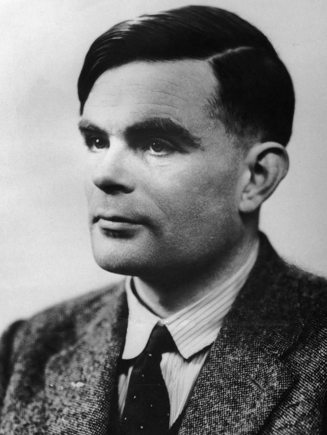 British mathematical genius, codebreaker and father of computing Alan Turing.