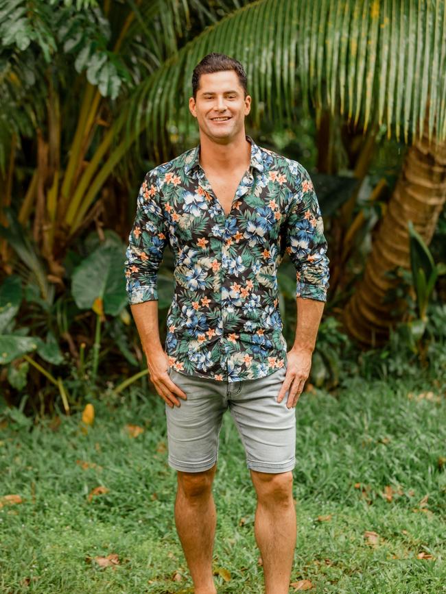 Jamie Doran on the Bachelor in Paradise set in Fiji. Picture: Channel 10