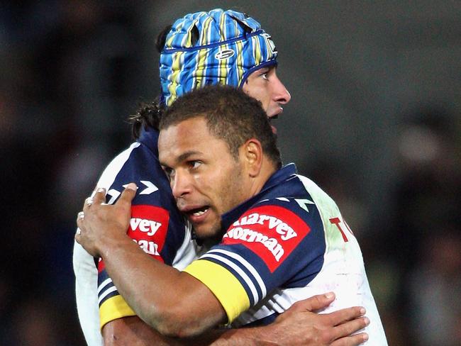 Johnathan Thurston and Matt Bowen enjoyed plenty of with the Cowboys.