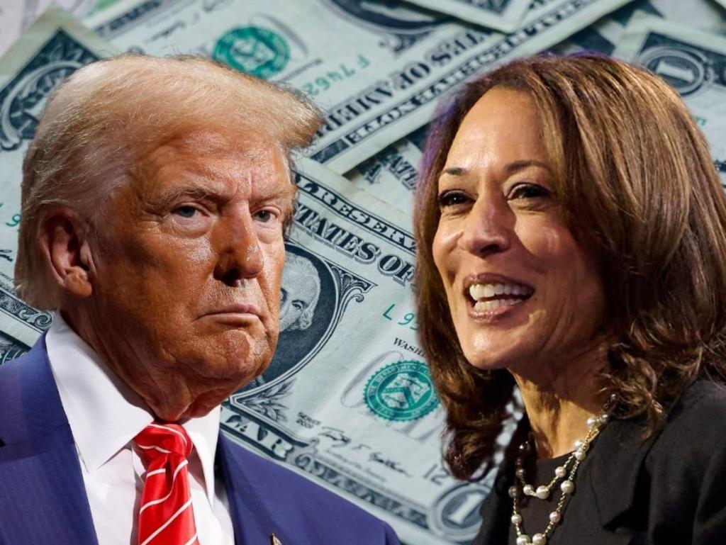 How much are Donald Trump and Kamala Harris worth?