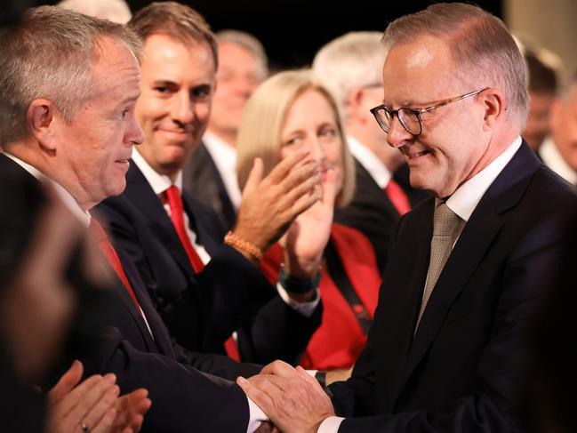 Federal Opposition leader Anthony Albanese’s campaign launch was delivered with hypocrisy. Picture: Paul Kane.