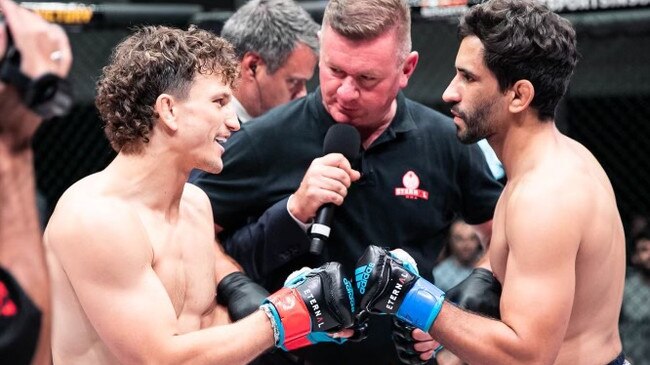 Jack Jenkins gets ready to fight in MMA. Picture: Eternal MMA.