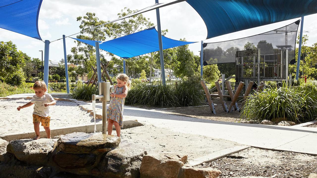 Hanlon Park / Bur’uda Waterway Rejuvenation in Stones Corner in Brisbane. Picture: Christopher Frederick Jones