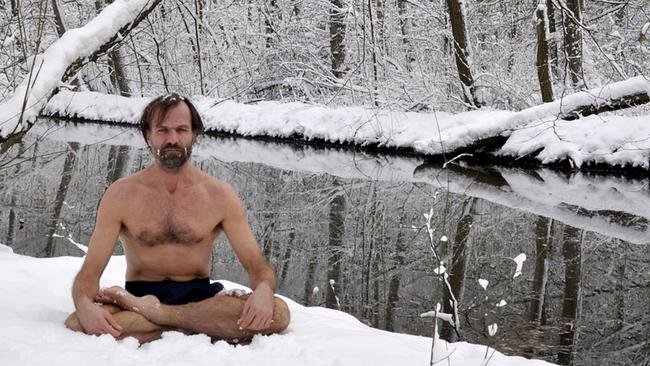 Wim Hof, commonly nicknamed "The Iceman".