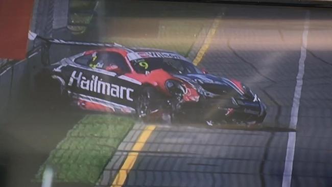 Marc Cini hit the wall prior on Thursday morning at the Australian Grand Prix.