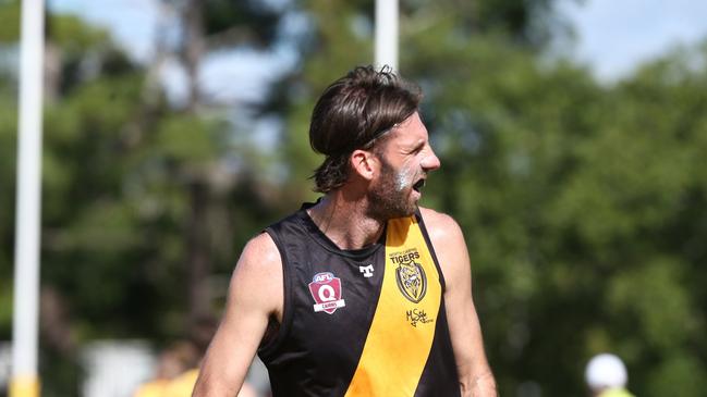 North Cairns Tigers player-coach Jason Tom. Picture: Harry Murtough