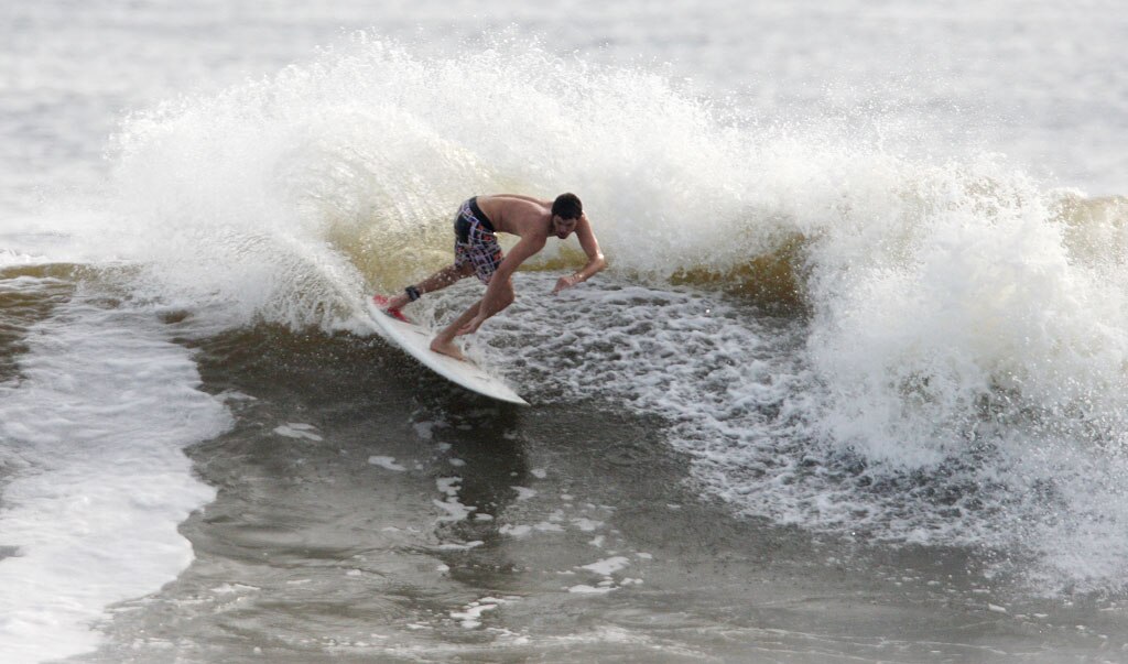 Alexandra Headland gets good lefts and rights for longboarders and shortbaorders alike. Picture: Nicholas Falconer