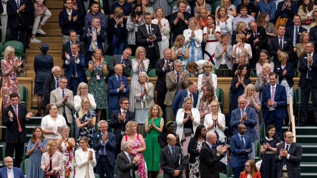 At Wimbledon this week, an unassuming scientist was given a standing ovation. Picture: Getty