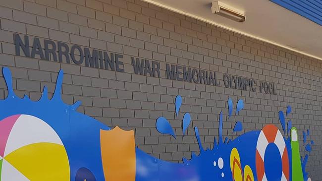 Christopher Eakin has been charged with breaching prohibition orders after allegedly visiting the Narromine pool. Picture: Narromine Aquatic Centre / Facebook