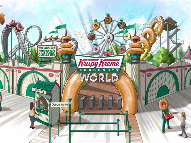 This is what Krispy Kreme World will look like.