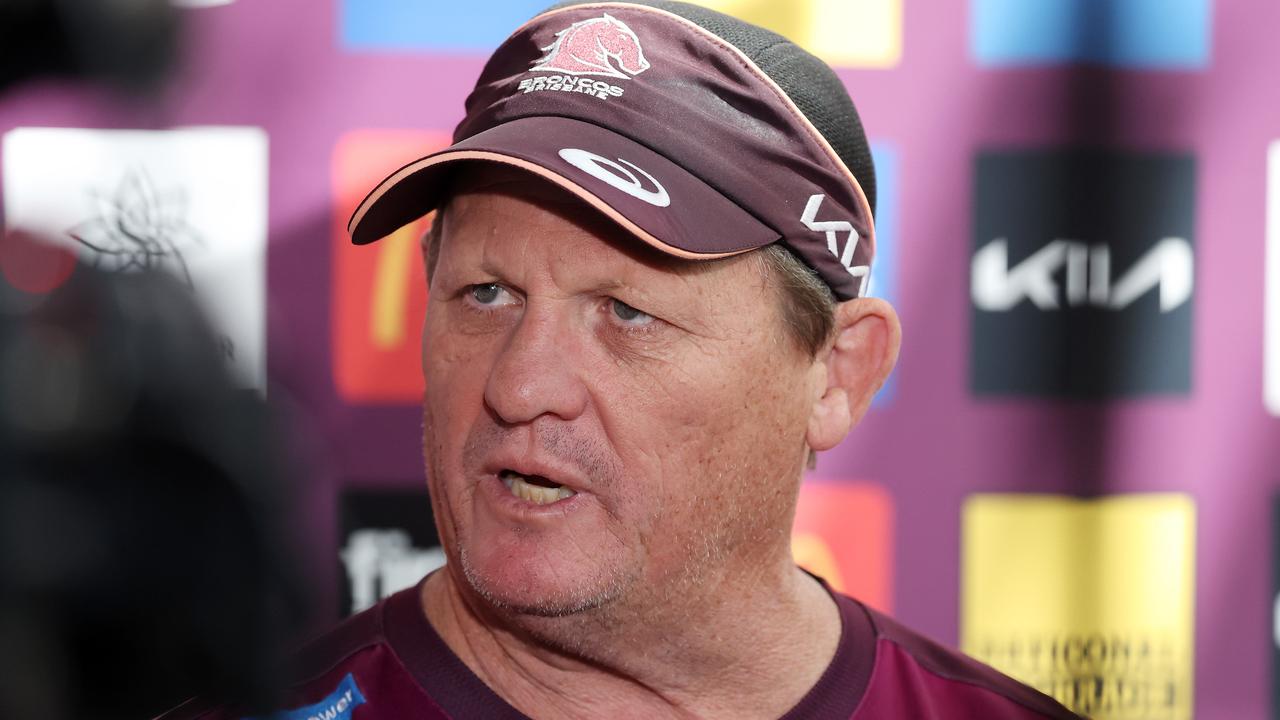 Coach Kevin Walters, Brisbane Broncos training, Red Hill. Picture: Liam Kidston