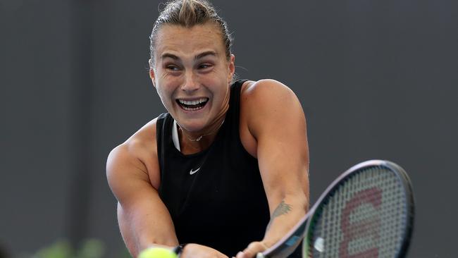 Aryna Sabalenka’s game is ideally suited to the Melbourne Park courts. Picture: Getty Images