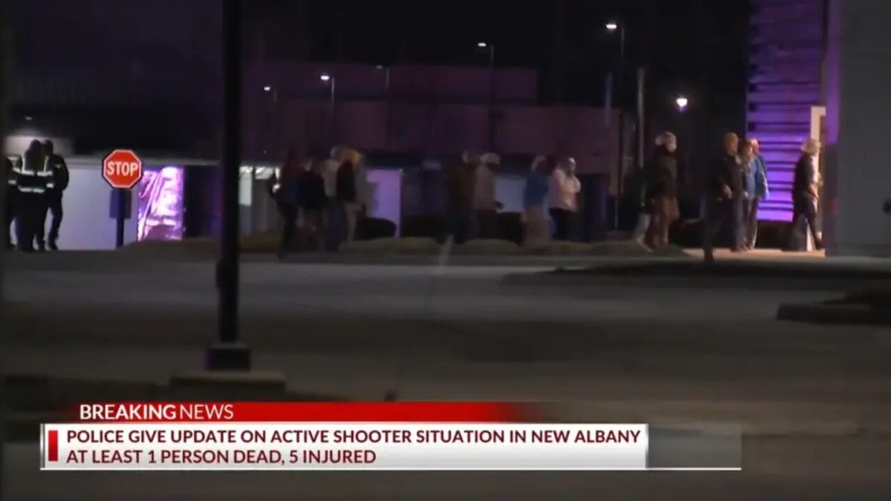 The warehouse was evacuated. Picture: NBC4