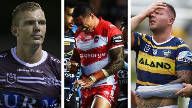 Tom Trbojevic, Tyson Frizell, Nathan Brown.