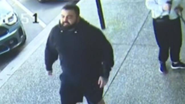 10/09/2023 CCTV footage shows Abbas Junior Maghnie  after fleeing from gun shots that killed Gavin Preston at a Keilor Cafe on Saturday 09/09/2023