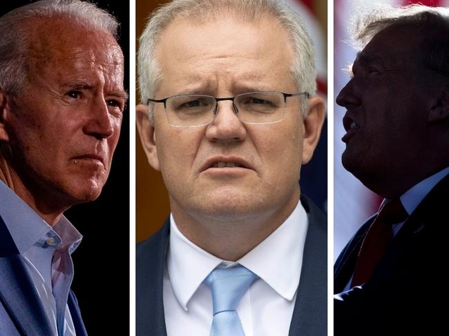 Joe Biden, Scott Morrison, Donald Trump