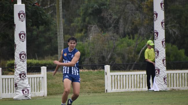 AIC First XVIII AFL footy game between Ambrose Treacy College and St Edmund's College. Wednesday March 8. Picture, Nick Tucker.