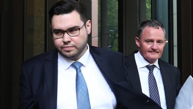 Bruce Lehrmann at the Federal Court in Sydney. Picture: John Feder