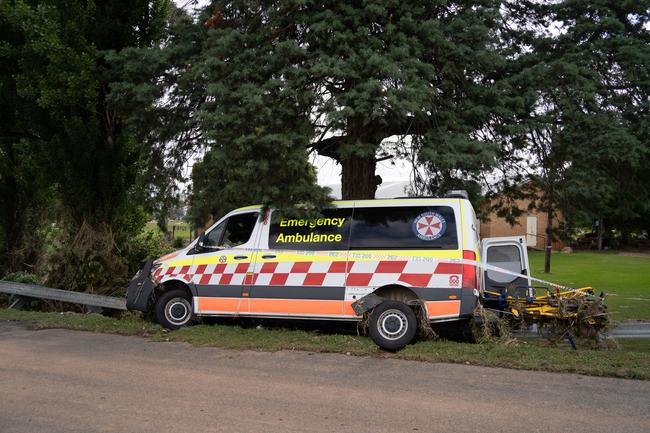 Huge storms late Sunday caused a massive flash flood in the middle of the night in Eugowra, with houses washed off their foundations, and cars and other items strewn though the town. Picture: Chris Watson/Farmpix Photography