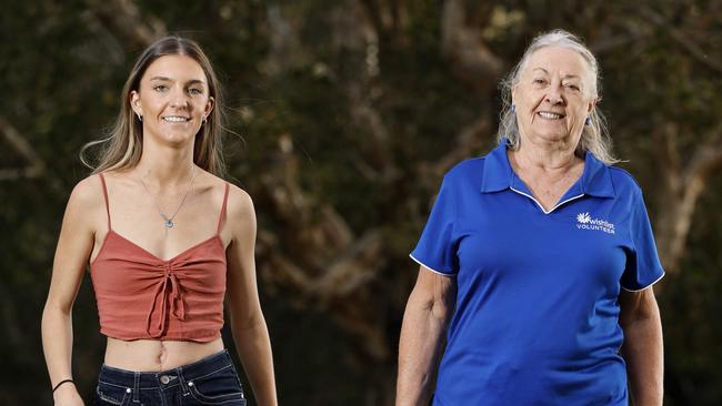 Summer Stevenson with Jane Remington-Gurney from Wishlist. Picture: Josh Woning