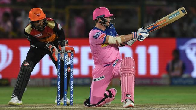 Steve Smith posted three half-centuries in his final seven innings in the IPL to show glimpses of his best. Picture: Money Sharma/AFP