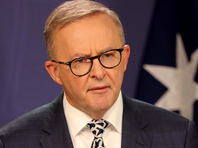 Albanese sent the Australia Strategic Policy Institute a clear threat. Picture: Damian Shaw