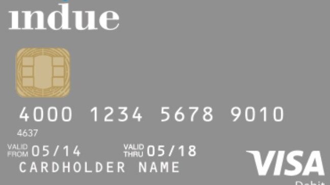 The Indue cashless debit card. Picture: File.