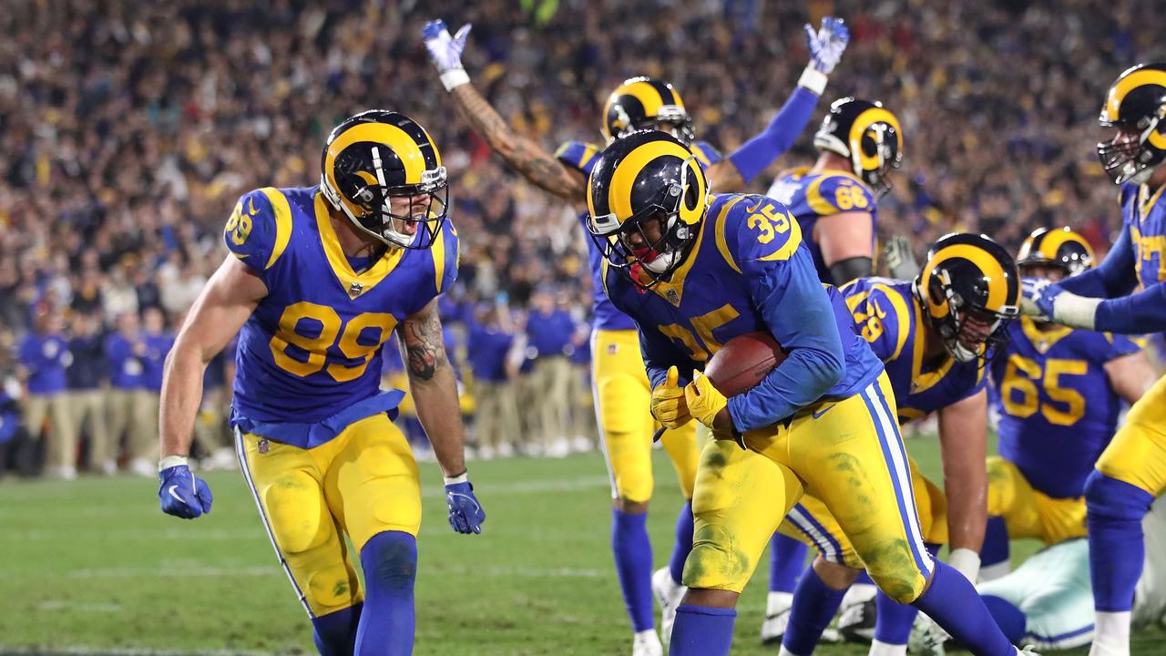 A LA Rams-Dallas Cowboys match in Sydney is being touted for 2024. Picture: Sean M. Haffey/Getty Images/AFP