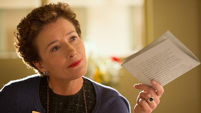 Emma Thompson as author P.L. Travers in a scene from "Saving Mr. Banks." 