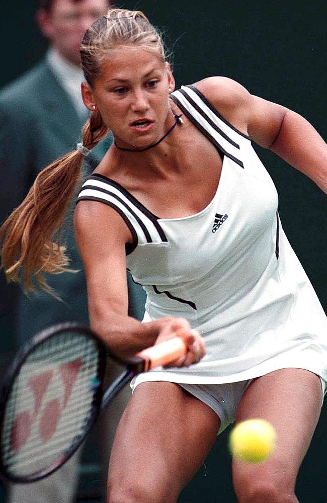 Anna Kournikova Upskirt Red Dress - Wimbledon outfits that caused a stir | The Advertiser