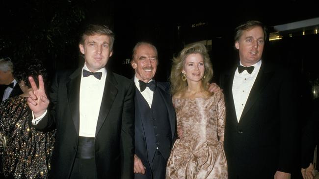 Donald Trump, Fred Trump, Blaine Trump and Robert Trump