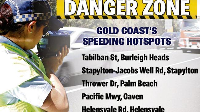 A speeding motorist was caught every 45 seconds at the Gold Coast’s worst speeding hotspot.