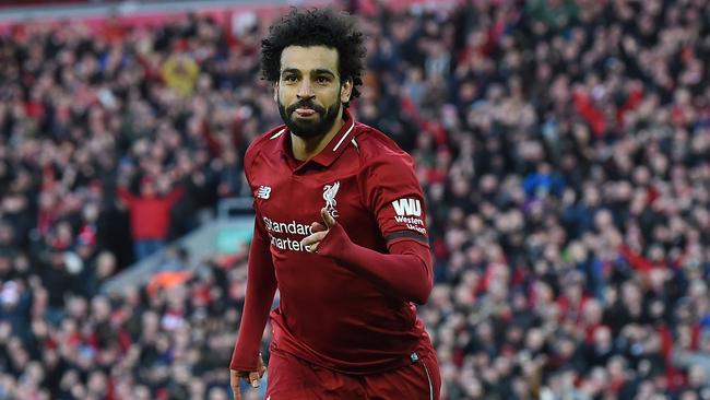 Liverpool midfielder Mohamed Salah is one of the Premier League footballers who have used DNA tests to tailor their training. Picture: AFP 