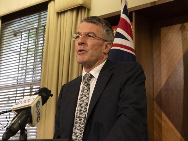 Ahead of the election, shadow attorney-general Mark Dreyfus said the ALP would appoint a LGBTQI commissioner. Picture: AAP/Alex Murray