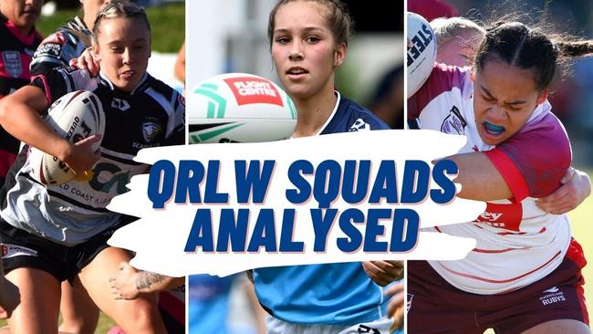 Gold Coast QRLW squads analysed canva