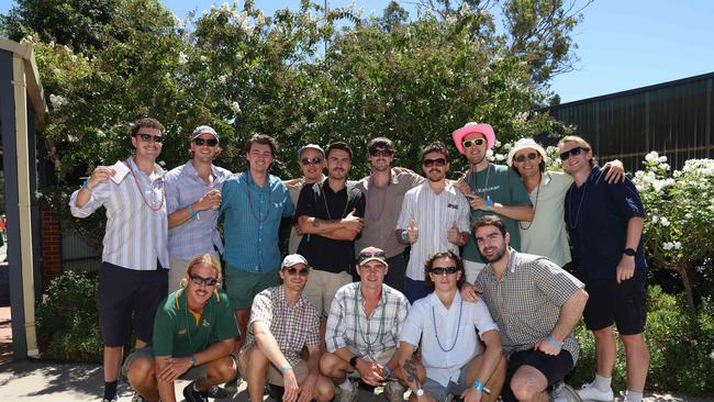 MELBOURNE, AUSTRALIA - MARCH 2 2024 The Fellas 2.0 Attend the Wangaratta Cup Picture: Brendan Beckett