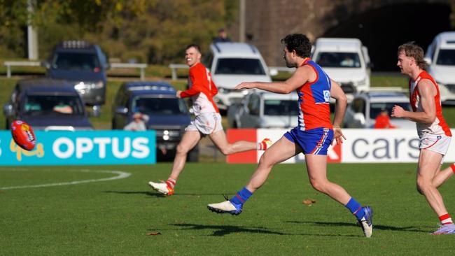 East Point's Jackson Merrett is on track to coach the team to a grand final from sixth on the ladder. Something which hasn't been done in more than 25 years. Picture: Adam Cornell