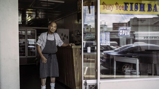 TOP FISH AND CHIPS: Kent Wong cooked up a storm in Bundaberg for more than five decades.