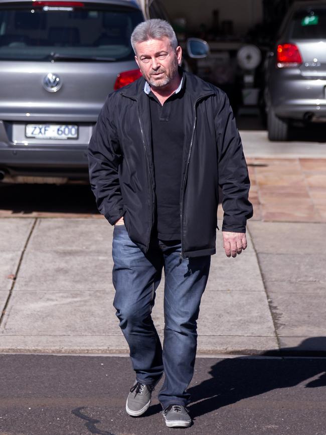 Borce Ristevski outside his Avondale Heights home on July 31, 2016.