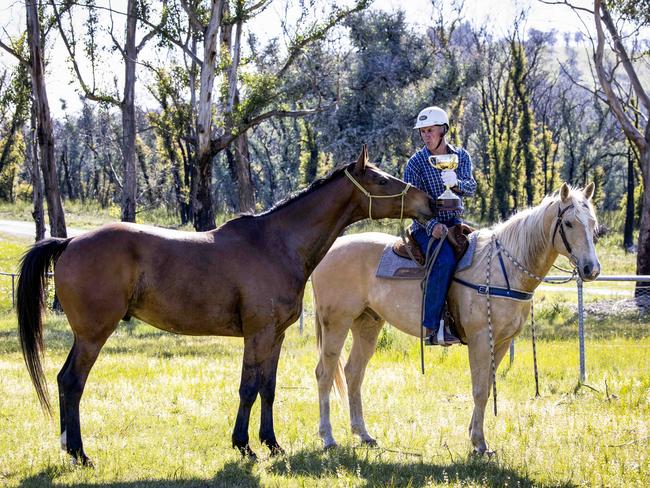 Buchan and Gelantipy Race Club president Peter Sandy, who is also a clerk of the course at tracks around East Gippsland.