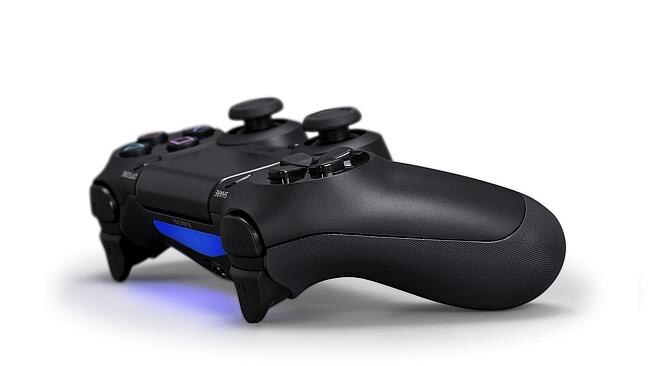 The new DualShock controller is receiving plenty of praise. We love the colour-changing light bar, built-in speakers and headphone socket. Source: supplied