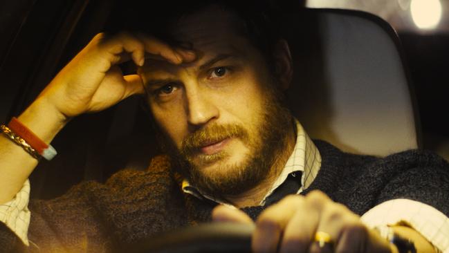 Scene of Tom Hardy in Locke. Madman Films.