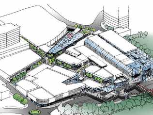 GRAND PLAN: An artist’s impression of the next stage of the Ipswich City Square shopping complex. Picture: Contributed