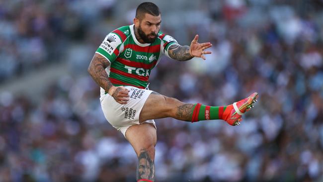 Reynolds surpassed Eric Simms as the Rabbitohs’ all-time leading goalscorer and pointscorer this season. Picture: Cameron Spencer / Getty Images